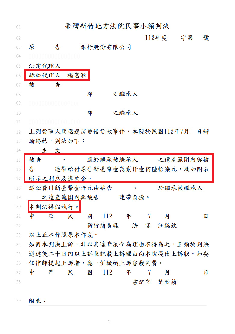 請求返還借貸【勝訴】2